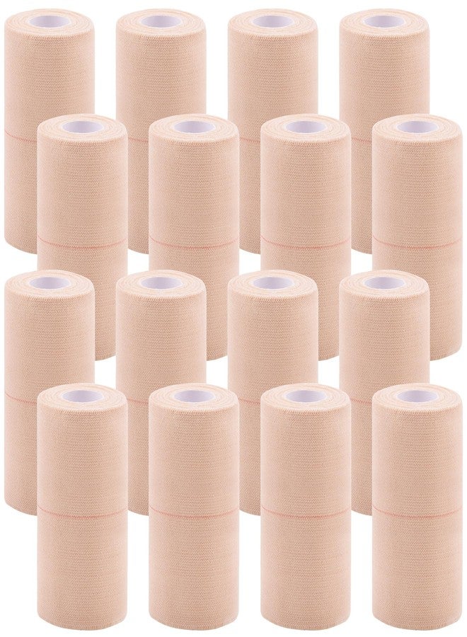 BQTQ 18 Rolls Elastic Tape Adhesive Elastic Bandage Wrap 4 inch Stretch Bandage Wraps Elastic Adhesive Tapes for Wrist Ankle Swelling Sprains - Image 1